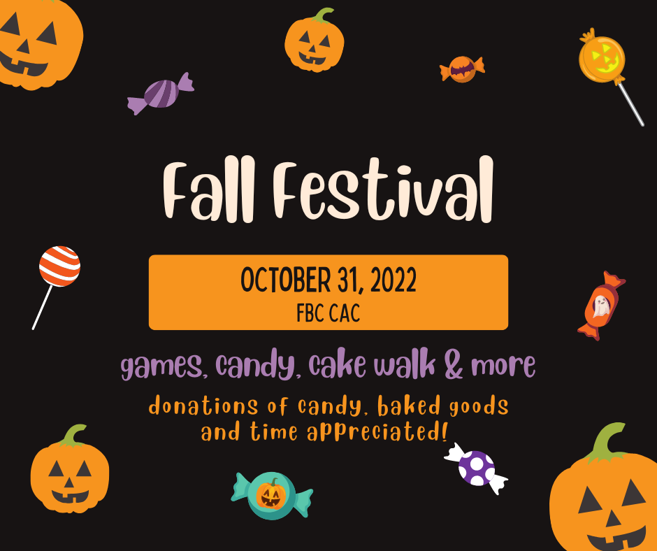 fall festival graphic
